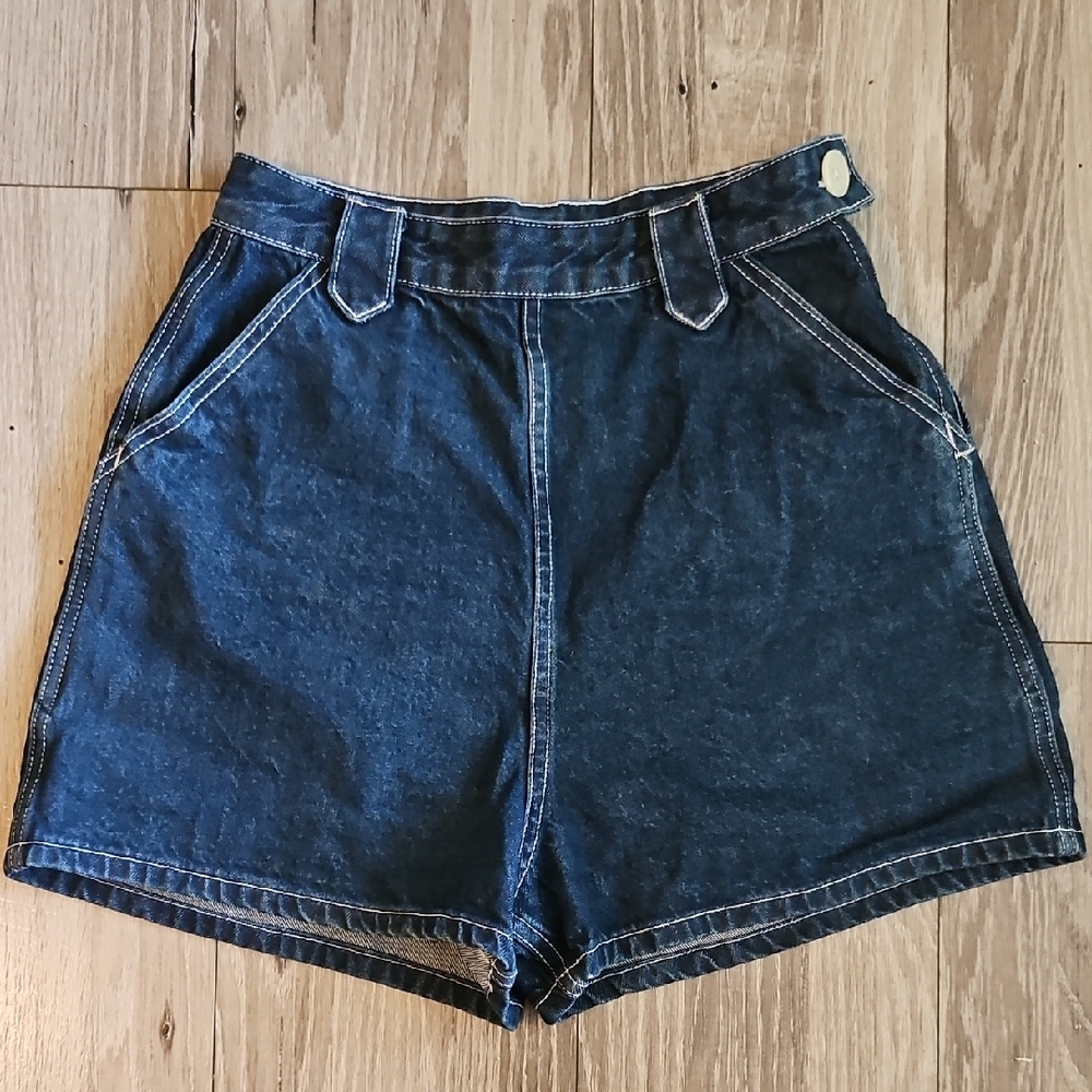 Rudy Jude Dark Blue Jean Shorts